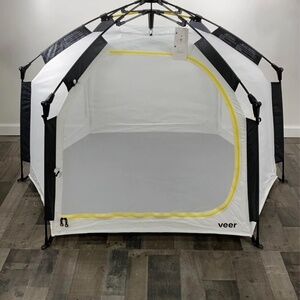 Veer Basecamp Outdoor Tent in White and Yellow